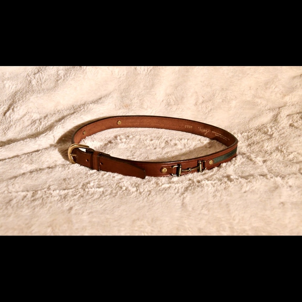Tory Leather Equestrian Belt